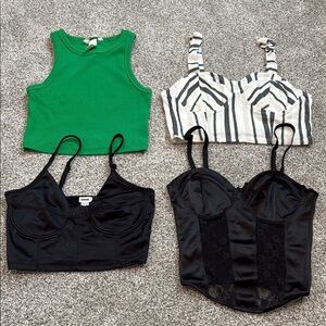 Green Sleeveless Top